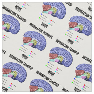 Information Transfer Inside Brain Anatomy Humour Fabric