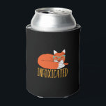 Infoxicated Funny Fox Pun Party Drunk and Wasted Can Cooler<br><div class="desc">Cute and funny fox pun merchandise for those who love drinking, partying, tend to get drunk and wasted. This Infoxicated design will let everybody know that you're intoxicated and won't be able to drive home. This graphic merchandise is a perfect holiday and birthday gift for boyfriend, girlfriend, brother, sister who...</div>