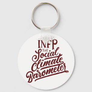 INFP personality type MBTI's empath classic design Key Ring