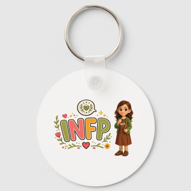 INFP — The Creative Dreamer Key Ring (Front)