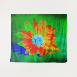 Infra Red Daisy Tapestry