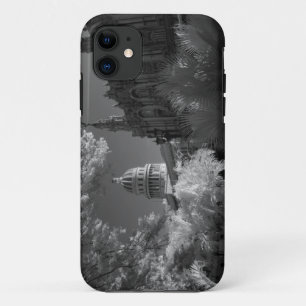 Infra red of Capitol building dome in Havana iPhone 11 Case