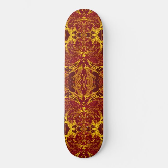 Infrared Amber Arcana North Skateboard (Front)