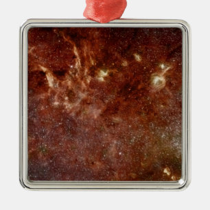 Infrared image metal tree decoration