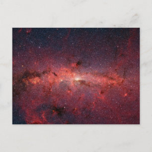 Infrared Image of the Milky Way Galaxy Postcard