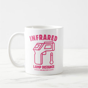 Infrared lamp distance coffee mug