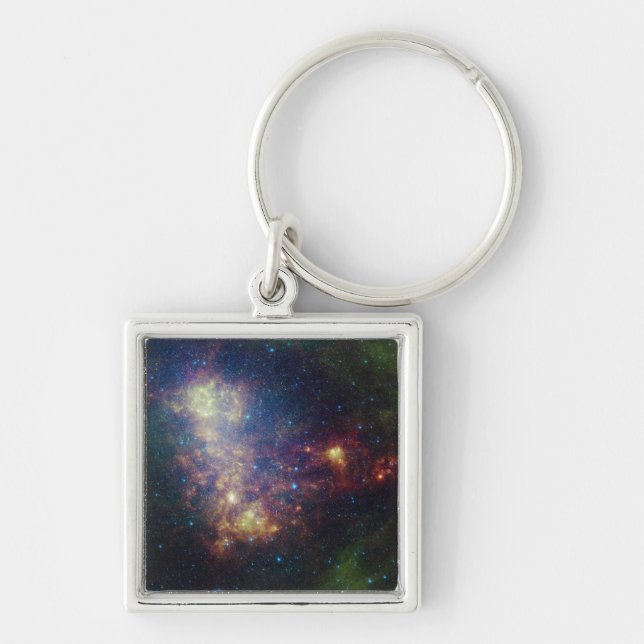 Infrared portrait revealing the stars and dust key ring (Front)
