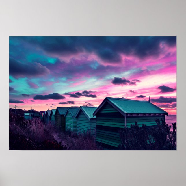 Infrared Sunset Poster (Front)