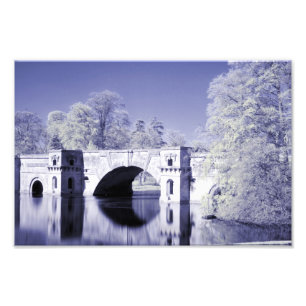 Infrared, The Grand Bridge, Blenheim Palace, Print