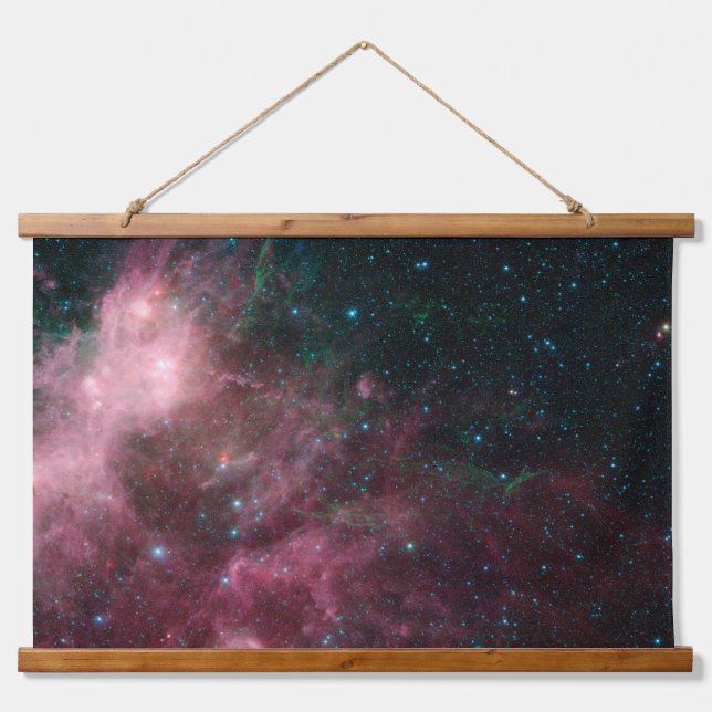 Infrared View Showing The Birth And Death Of Stars Hanging Tapestry (Front)