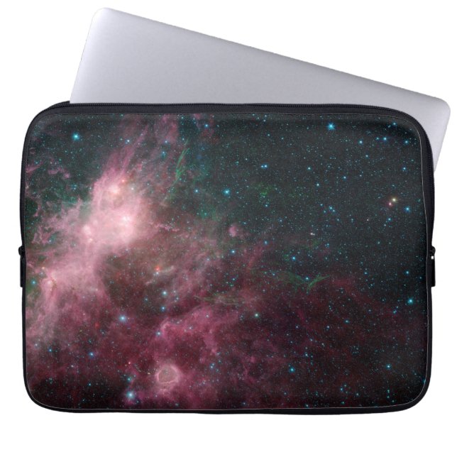 Infrared View Showing The Birth And Death Of Stars Laptop Sleeve (Front)