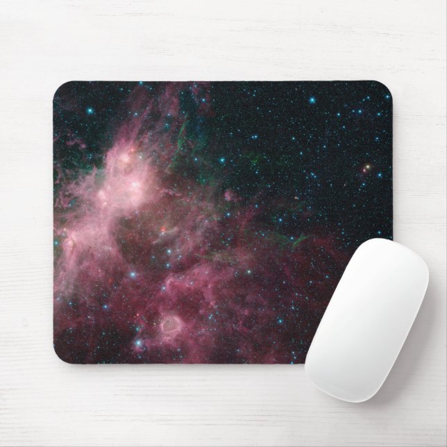 Infrared View Showing The Birth And Death Of Stars Mouse Mat (With Mouse)