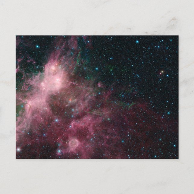 Infrared View Showing The Birth And Death Of Stars Postcard (Front)