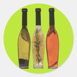 Infused Oils Classic Round Sticker
