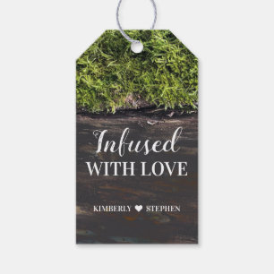 Infused With Love Rustic Wedding Gift Tags