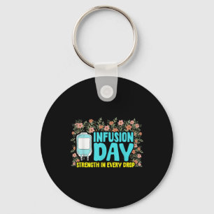 Infusion Day - Spoonie Chronic Illness Awareness S Key Ring