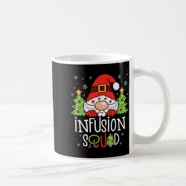 Infusion Nurse Squad Santa Stethoscope Nurse Chris Coffee Mug (Right)