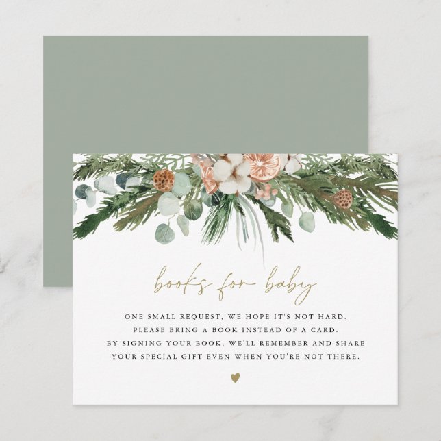 INGE Cosy Scandinavian Winter Books for Baby Card (Front/Back)