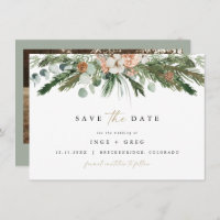 INGE Scandinavian Winter Greenery Save the Date