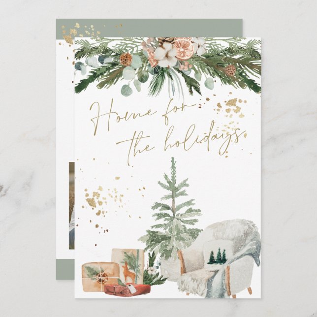 INGE Warm & Cosy Scandinavian Christmas Card (Front/Back)