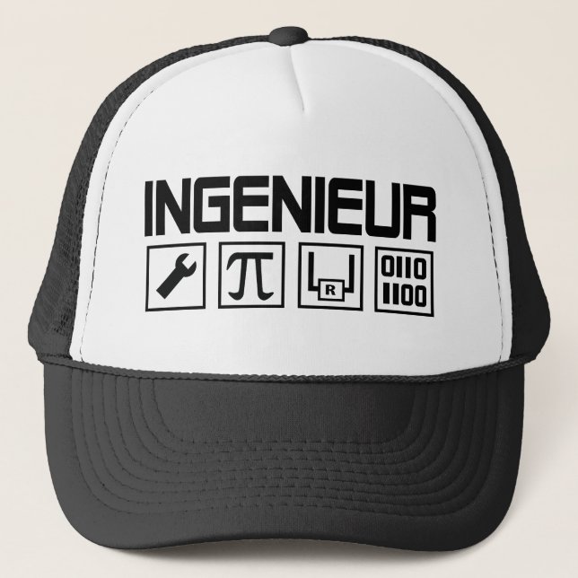 Ingenieur icon trucker hat (Front)