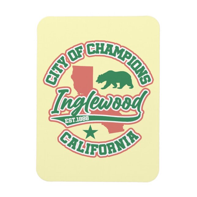 Inglewood,California Magnet (Vertical)