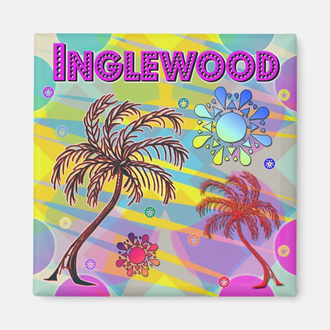 Inglewood Happy and Hope Magnet (Front)