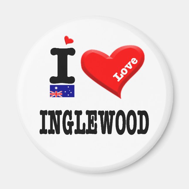 INGLEWOOD - I Love Magnet (Front)
