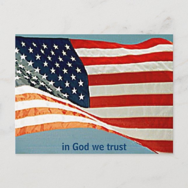 inGodwetrust Postcard (Front)