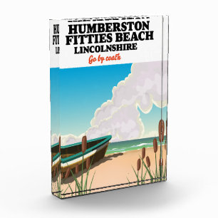 Ingoldmells South Beach lincolnshire Postcard Phot Photo Block