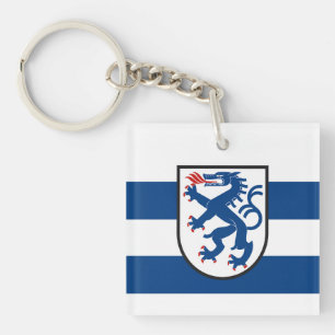 Ingolstadt city flag germany symbol emblem dragon key ring