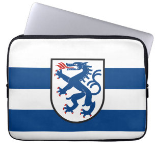 Ingolstadt city flag germany symbol emblem dragon laptop sleeve