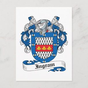 Ingram Family Crest Postcard