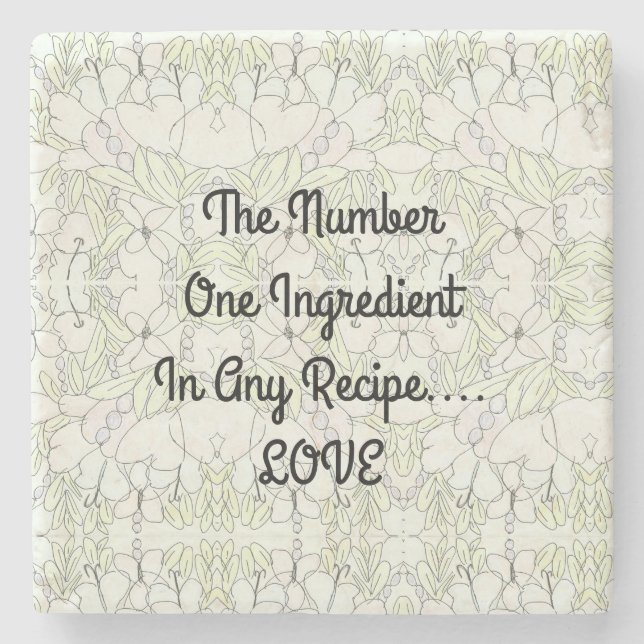 Ingredient...LOVE Stone Coaster (Front)