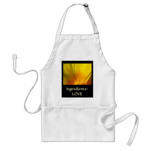 INGREDIENTS Love Apron gift Valentine's Day Poppy