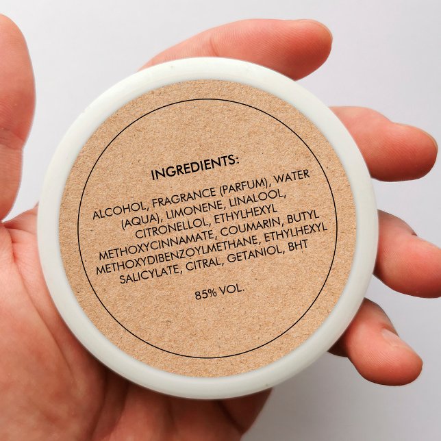 Ingredients Product Label Stickers (Creator Uploaded)