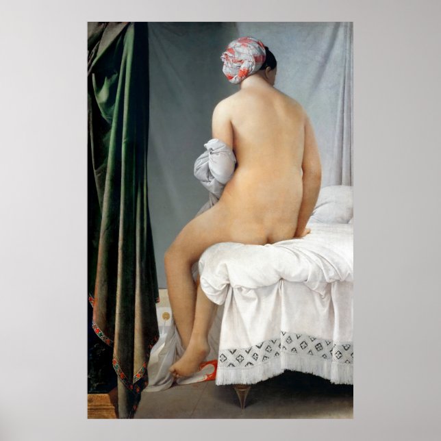 Ingres' The Valpinçon Bather Poster (Front)