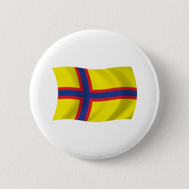 Ingrian Finns Flag Button (Front)
