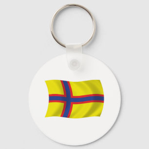 Ingrian Finns Flag Keychain