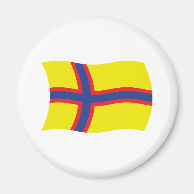 Ingrian Finns Flag Magnet (Front)