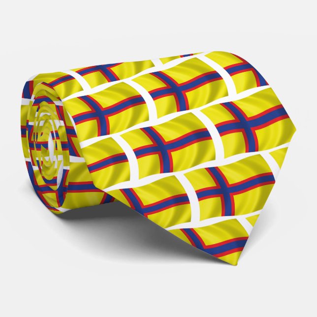Ingrian Finns Flag Tie (Rolled)