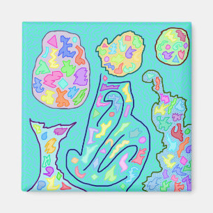 Ingrown Candy Art Magnet