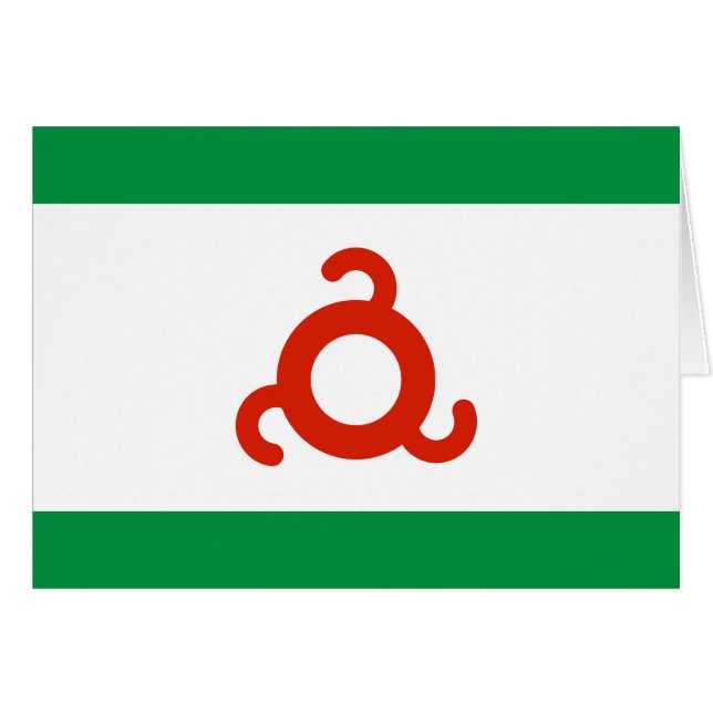 Ingushetia Flag (Front Horizontal)