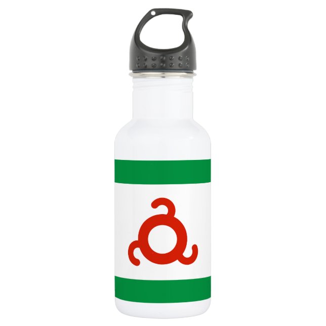 Ingushetia Flag 532 Ml Water Bottle (Front)