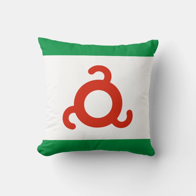 Ingushetia Flag Cushion (Front)