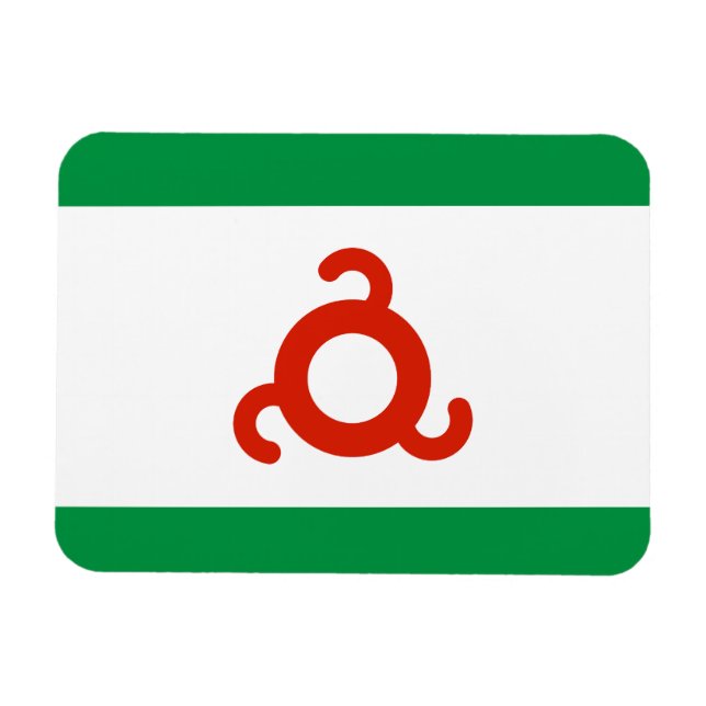 Ingushetia Flag Magnet (Horizontal)