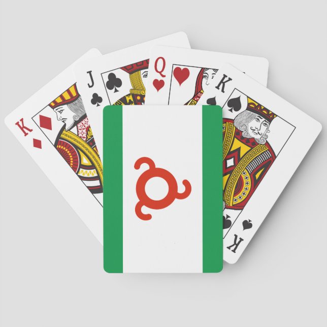 Ingushetia Flag Playing Cards (Back)