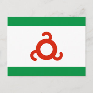 Ingushetia Flag Postcard