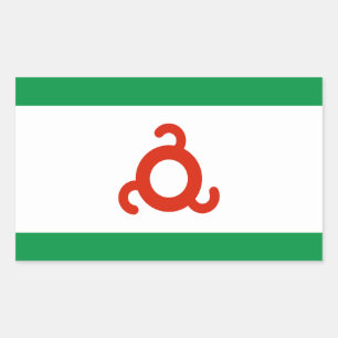 Ingushetia Flag Rectangular Sticker