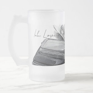 Inh. Love... 4 Frosted Glass Beer Mug